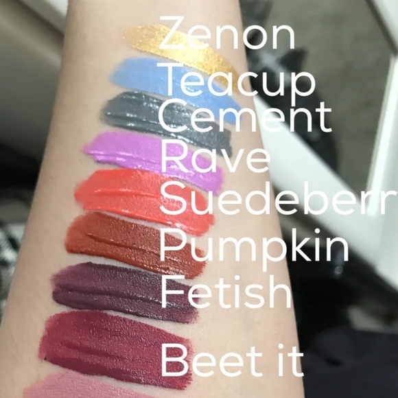 💙🌟CEMENT Lime Crime DISCONTINUED Velvetines Liquid Lipstick NWOBOX - Picture 2 of 9